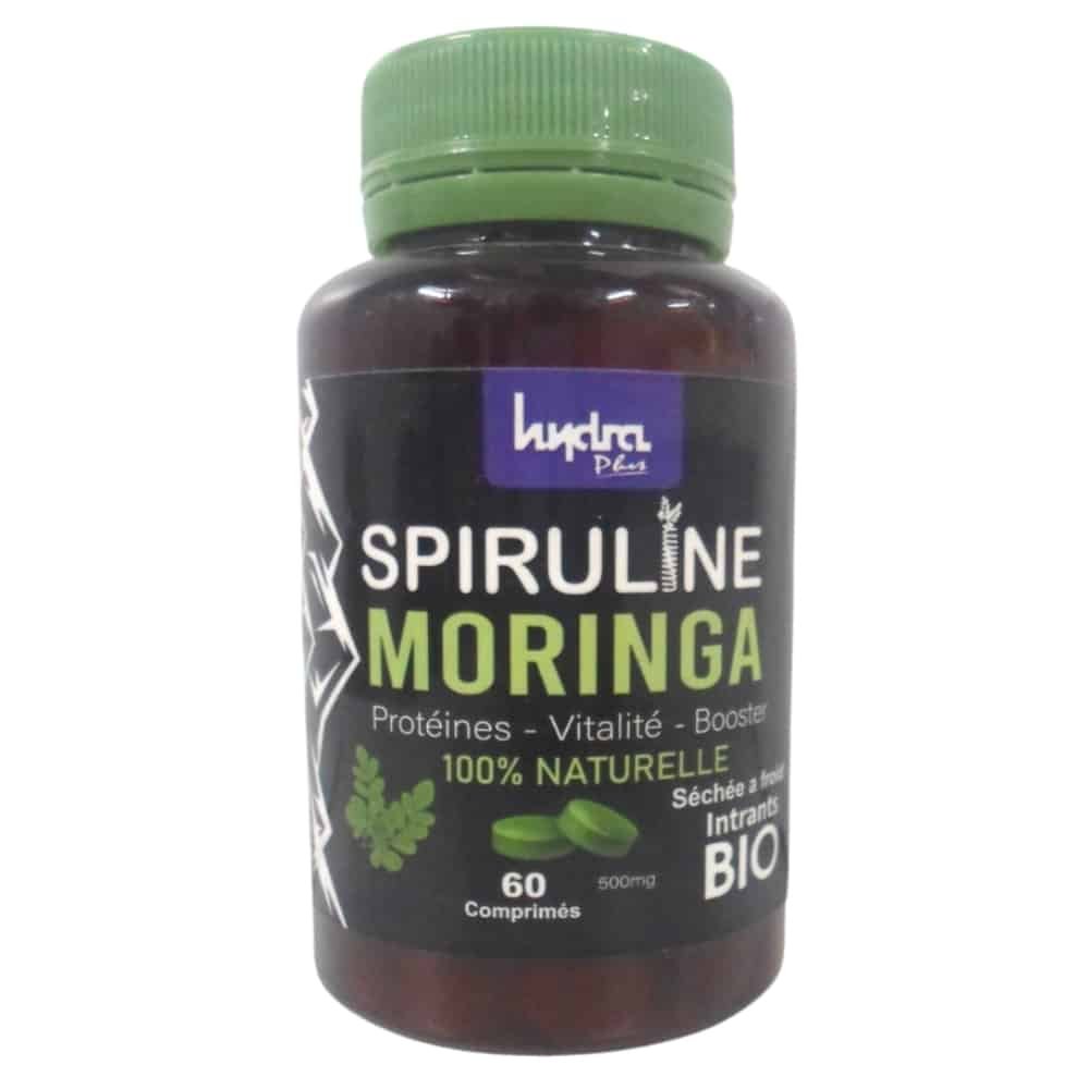 HYDRA PLUS – Spiruline Moringa 60 Comprimes