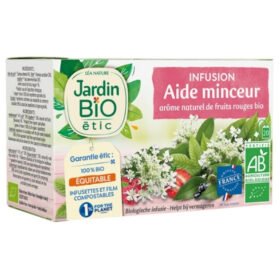 JARDIN BIO – Infusion Aide Minceur Arôme Fruits Rouges Bio – 20u