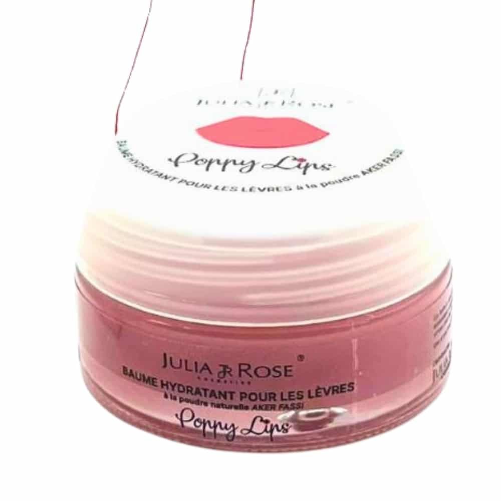 JULIA & ROSE – Poppy Lips Baume Hydratant Lèvres – 15g