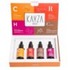 KAYZA – Coffret Eclat Sérums (vitamine C + Rétinol + Caféine + Acide Hyaluronique) – 1u