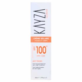 KAYZA – Soleil Crème Solaire Anti-taches SPF100+ – 50ml