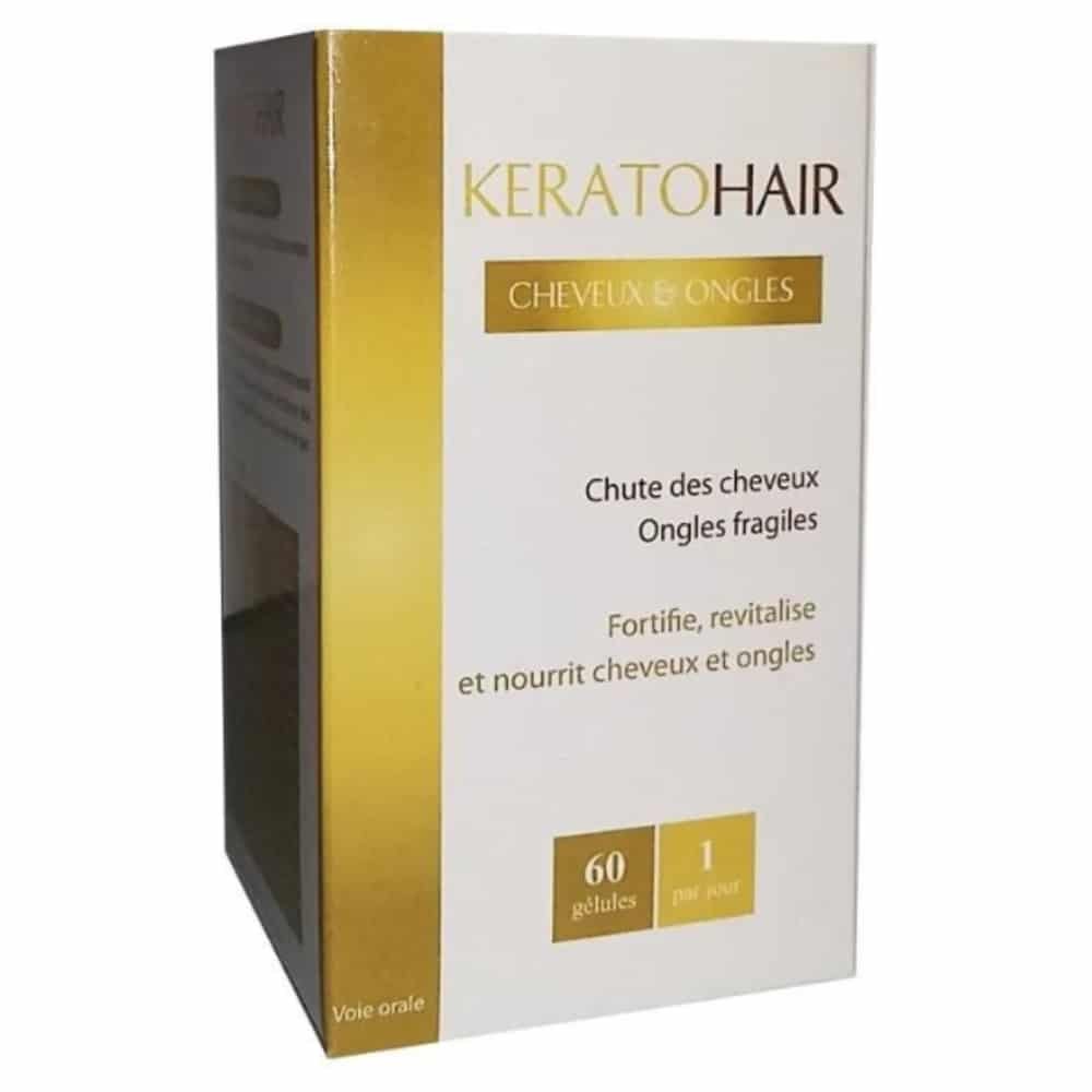 KERATOHAIR – Chute De Cheveux Et Ongles Fragilisés – 60 Gélules