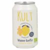 KULT KÉFIR – D&rsquo;eau Gazeuse Gingembre Et Citron Bio – 330ml