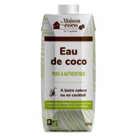 LA MAISON DU COCO – Eau De Coco Pure Et Authentique Bio – 500ml