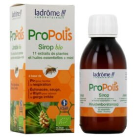 LADRÔME – Propolis Sirop 11 Extraits De Plantes, Huiles Essentielles Et Miel Bio – 50ml