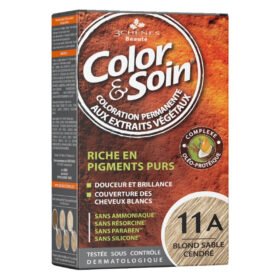 LES 3 CHÊNES – Color & Soin Coloration Cheveux Permanente Aux Extraits Végétaux – 11a – Blond Sable Cendré