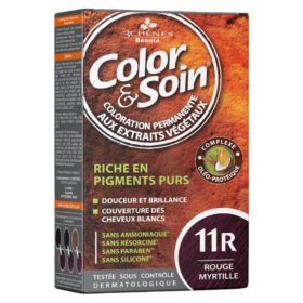 LES 3 CHÊNES – Color & Soin Coloration Cheveux Permanente Aux Extraits Végétaux – 11r – Rouge Myrtille