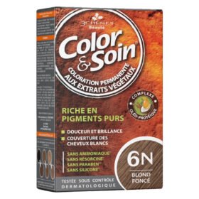 LES 3 CHÊNES – Color & Soin Coloration Cheveux Permanente Aux Extraits Végétaux – 6n – Blond Foncé