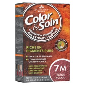 LES 3 CHÊNES – Color & Soin Coloration Cheveux Permanente Aux Extraits Végétaux – 7m – Blond Acajou
