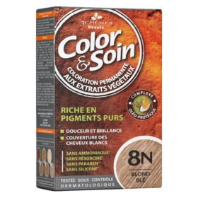 LES 3 CHÊNES – Color & Soin Coloration Cheveux Permanente Aux Extraits Végétaux – 8n – Blond Blé