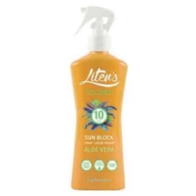 LITEN&rsquo;S – Spray Solaire À L&rsquo;aloe Vera SPF10 – 250ml