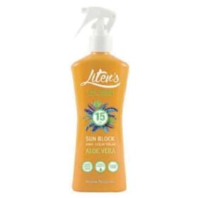 LITEN&rsquo;S – Spray Solaire À L&rsquo;aloe Vera SPF15 – 250ml