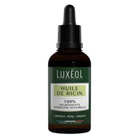 LUXÉOL – Huile De Ricin Cheveux, Peau Et Ongles – 50ml