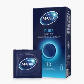 MANIX – Préservatif Pure (Protection & Confort) – 6u