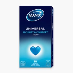 MANIX – Préservatif Universal Sécurité & Confort (Easy-Fit) – 10u