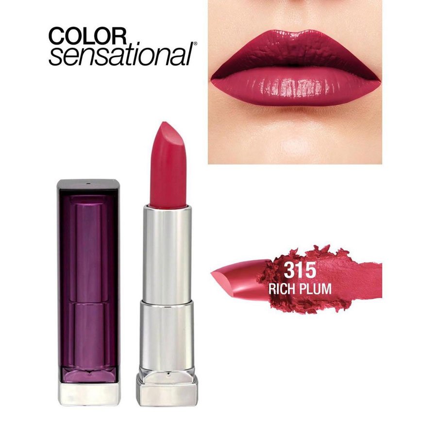 COLOR SENSATIONAL LIPSTICK 315 RICH PLUM