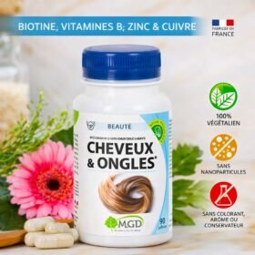 MGD Cheveux & Ongles – Biotine, Vitamines B, Zinc & Cuivre
