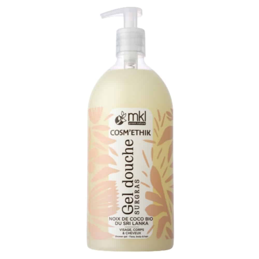 MKL – Cosm’ethik Gel Douche Noix De Coco Bio – 1l