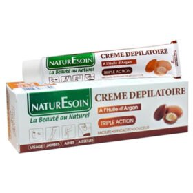 NATURESOIN – Crème Dépilatoire À L&rsquo;huile D&rsquo;argan Triple Action – 50ml