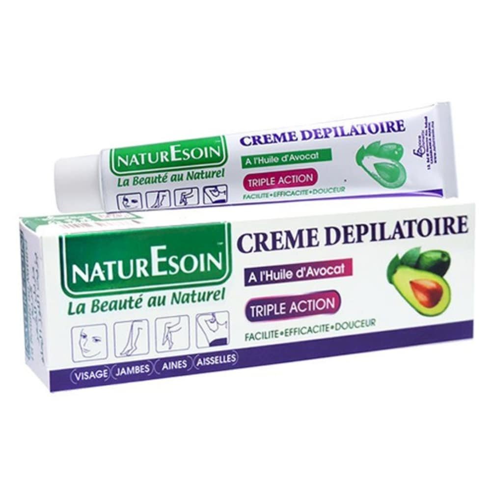NATURESOIN – Crème Dépilatoire À L’huile D’avocat Triple Action – 50ml