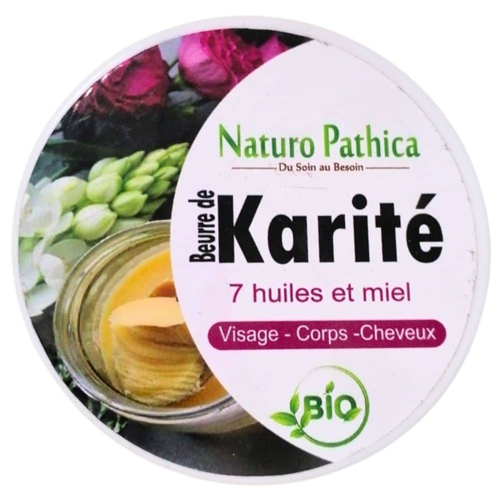 NATURO PATHICA – Beurre De Karité 7 Huiles Et Miel Bio – 250g