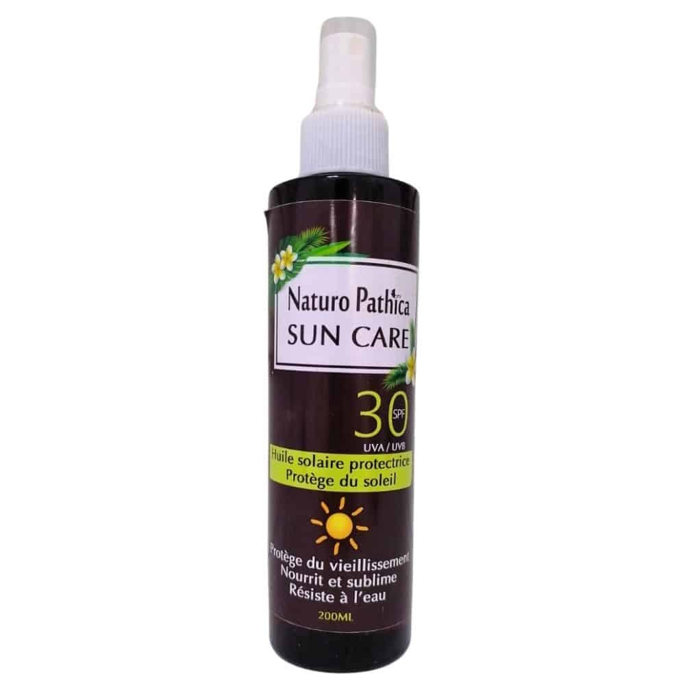 NATURO PATHICA – Huile Solaire Protectrice SPF30 – 200ml