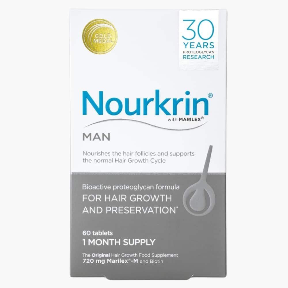 NOURKRIN – Man Pousse Des Cheveux Et Préservation – 60 Tablettes