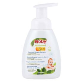 NUBY – All Natural Mousse Lavante Corps Et Cheveux 0mois+ – 250ml