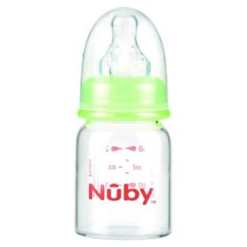 NUBY – Biberon En Verre 0mois+ Vert – 60ml (id1177) – 1u