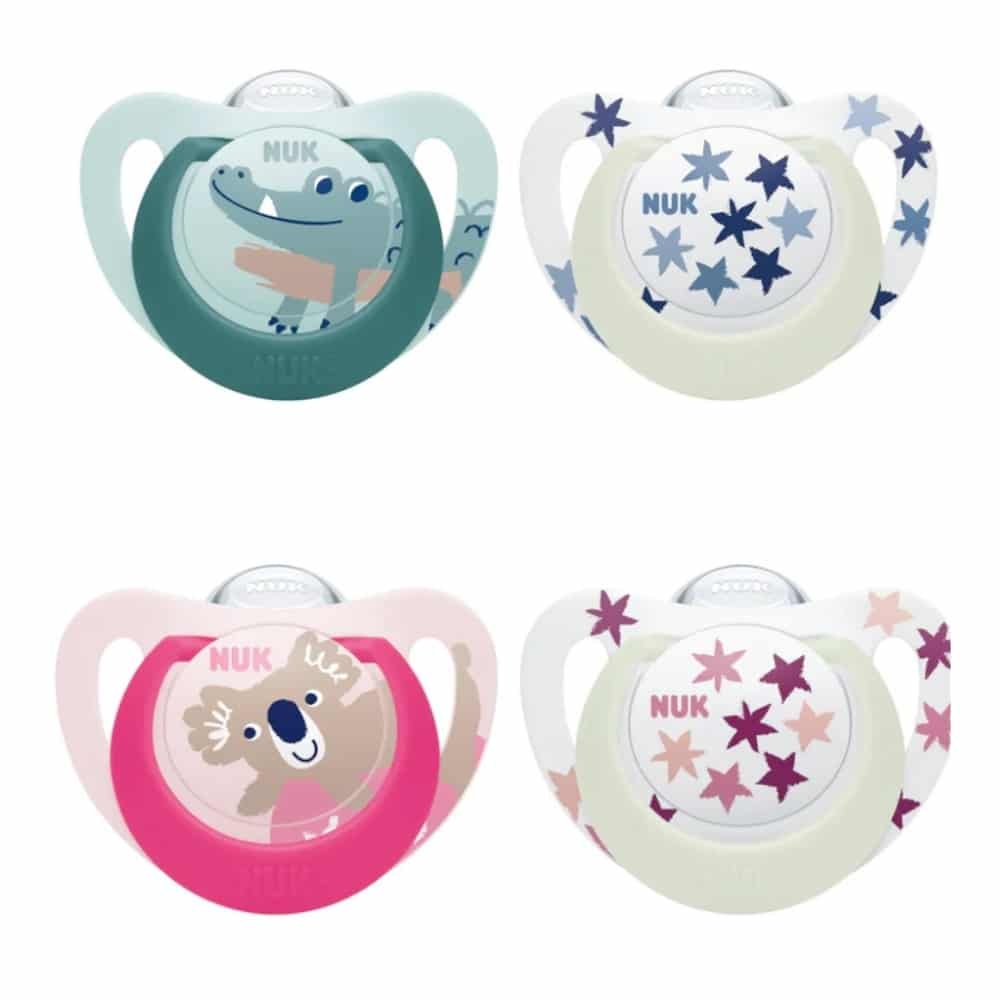 NUK – Sucette Star Night Et Day 6-18mois – 2u