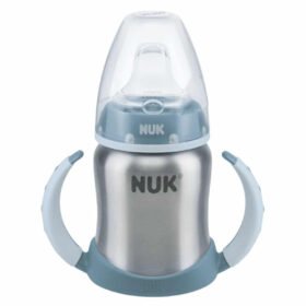 NUK – Tasse D&rsquo;apprentissage En Acier Inoxydable – 125ml