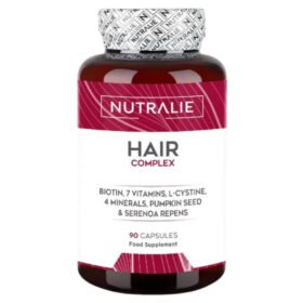 NUTRALIE – Hair Complexe Biotine, 7 Vitamines Et 4 Minéraux – 90 Capsules