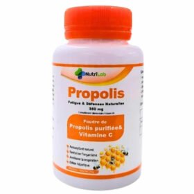 NUTRILAB – Poudre De Propolis Purifié Et Vitamine C 350mg – 30 Gélules