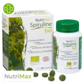 NUTRILAIR – Nutrimax Spiruline Bio – 120 Comprimés (60g)