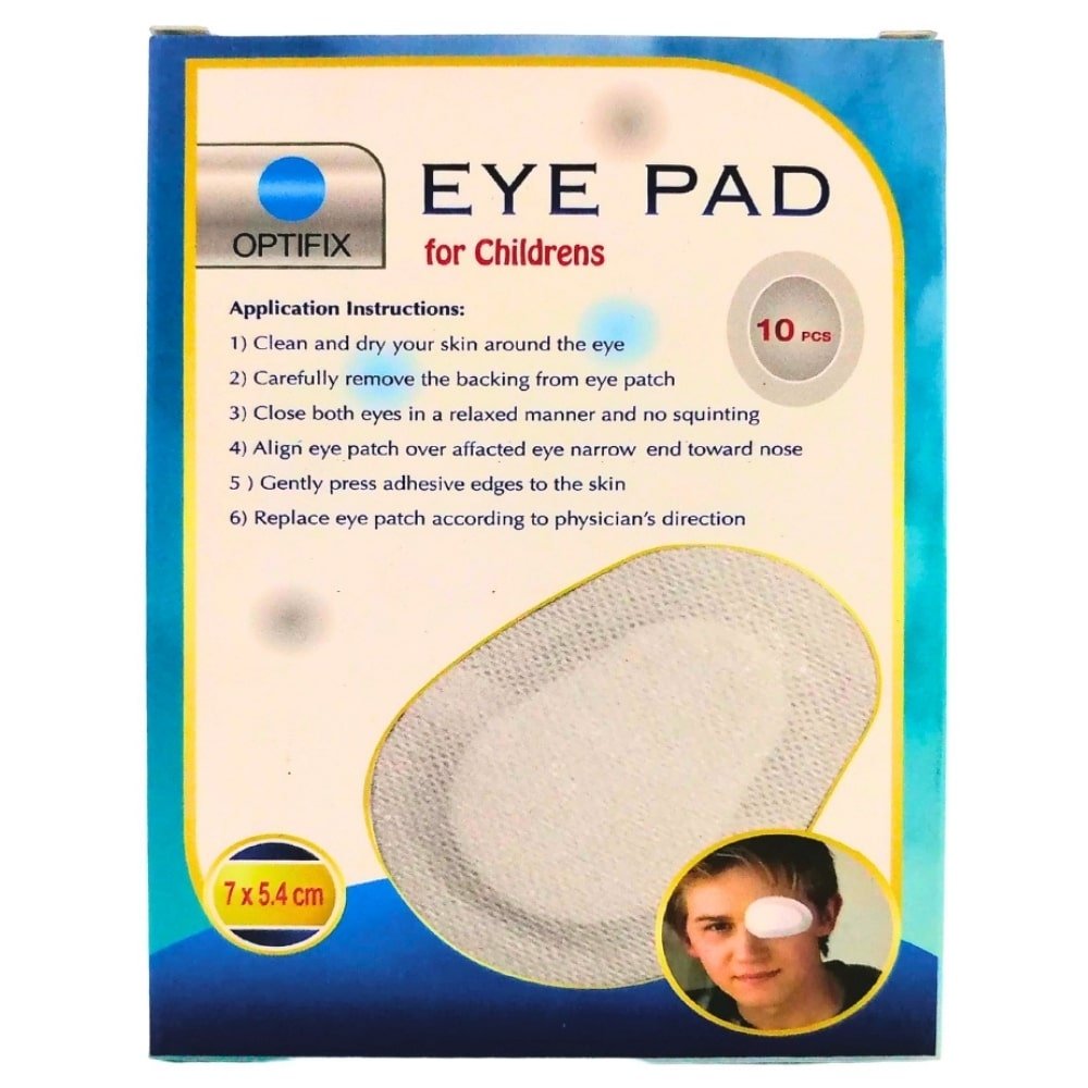OPTIFIX – Enfants Coussinets Yeux 7×5.4cm – 10u