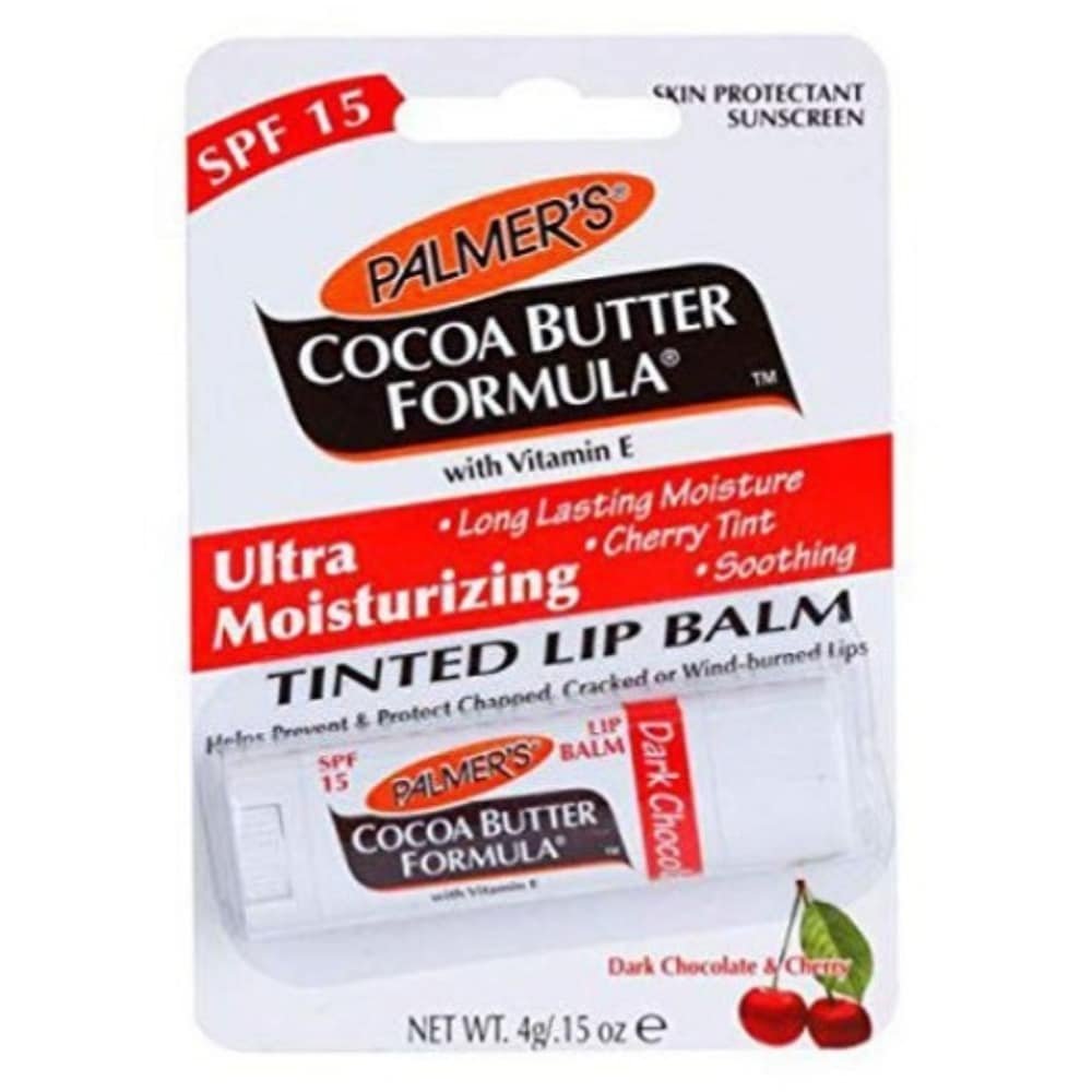 PALMER’S – Baume À Lèvres Ultra-hydratant Teinté Chocolat Noir Et Cerise SPF15 – 4g
