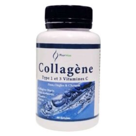 PHORMAX – Collagène Type 1 Et 3 Vitamines C Peau, Ongles Et Cheveux – 60 Gélules