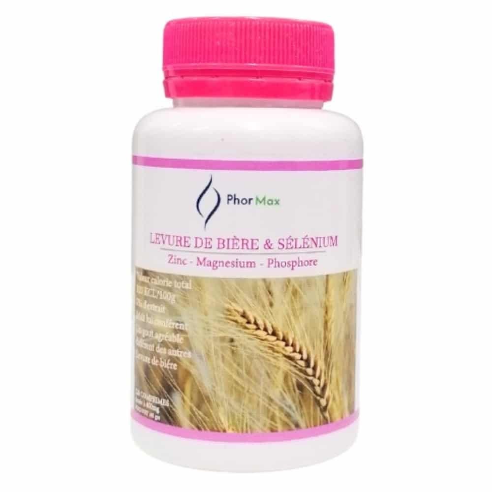 PHORMAX – Levure De Bière Et Sélénium Zinc, Magnésium Et PHOSPHORE – 120 Comprimés