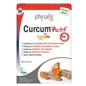 PHYSALIS – Curcuma Actif Articulation Et Système Nerveux – 30 Comprimés