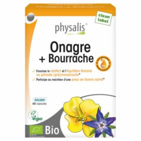 PHYSALIS – Onagre+bourrache 60 Comprimes