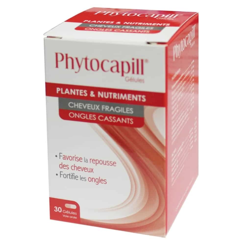 PHYTOCAPILL – Plantes Et Nutriments Cheveux Fragiles Et Ongles Cassants – 30 Gélules
