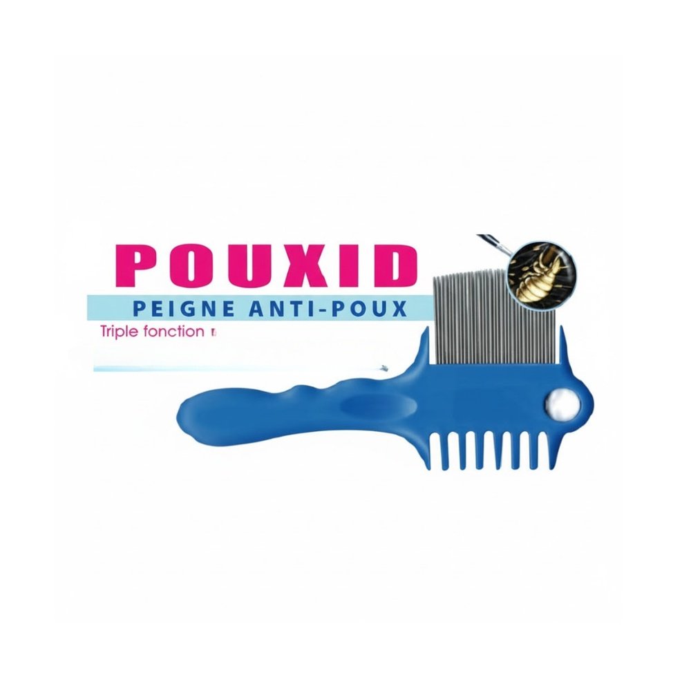 POUXID – Peigne Anti-Poux Triple Fonction