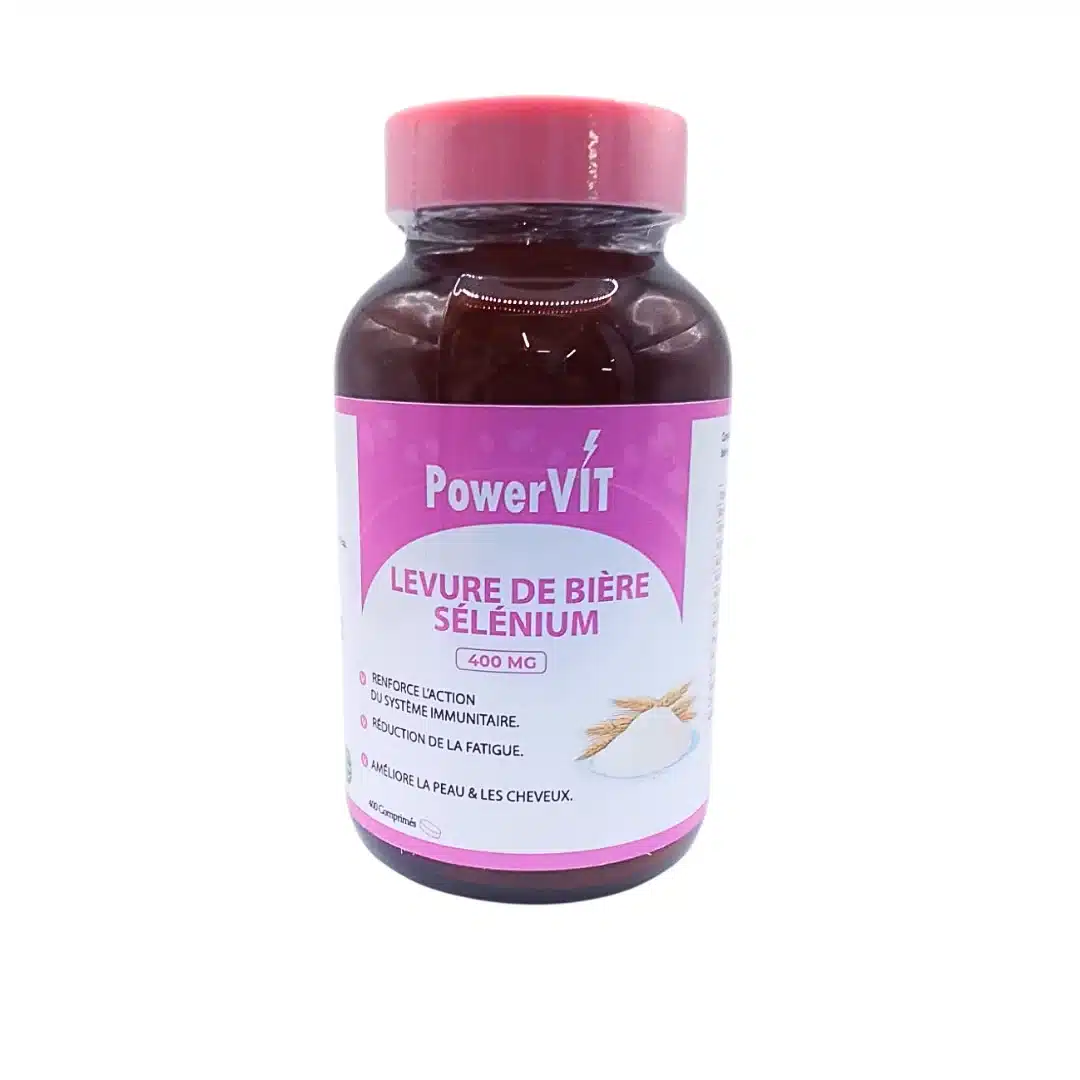 POWERVIT – Levure De Biere Selenium 400mg 400 Gelules