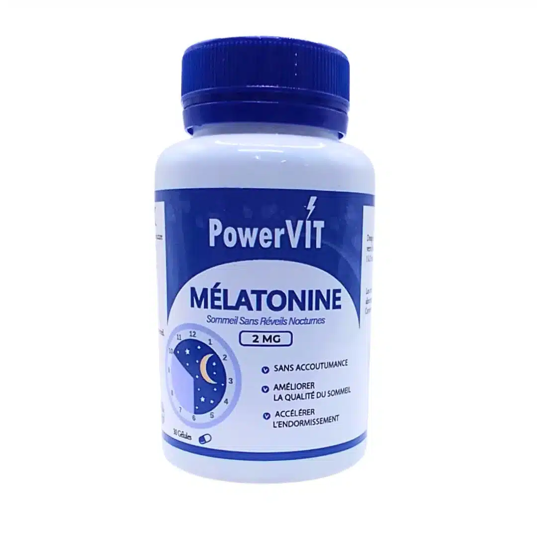 POWERVIT – Melatonine 2mg 30 Gelules