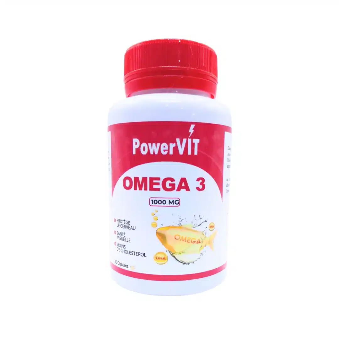 POWERVIT – Omega 3 1000mg – 60 Capsules