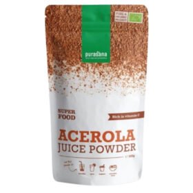 PURASANA – Super Food Acérola Riche En Vitamine C Poudre Bio – 100g