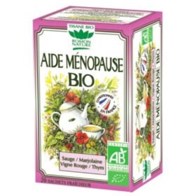 ROMON NATURE – Tisane Aide Ménopause Sauge, Marjolaine, Vigne Rouge Et Thym Sachets Bio – 20u