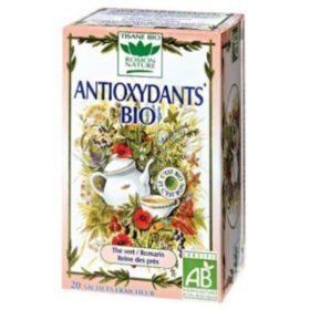 ROMON NATURE – Tisane Antioxydants Thé Vert, Romarin Et Reine Des Prés Sachets Bio – 20u