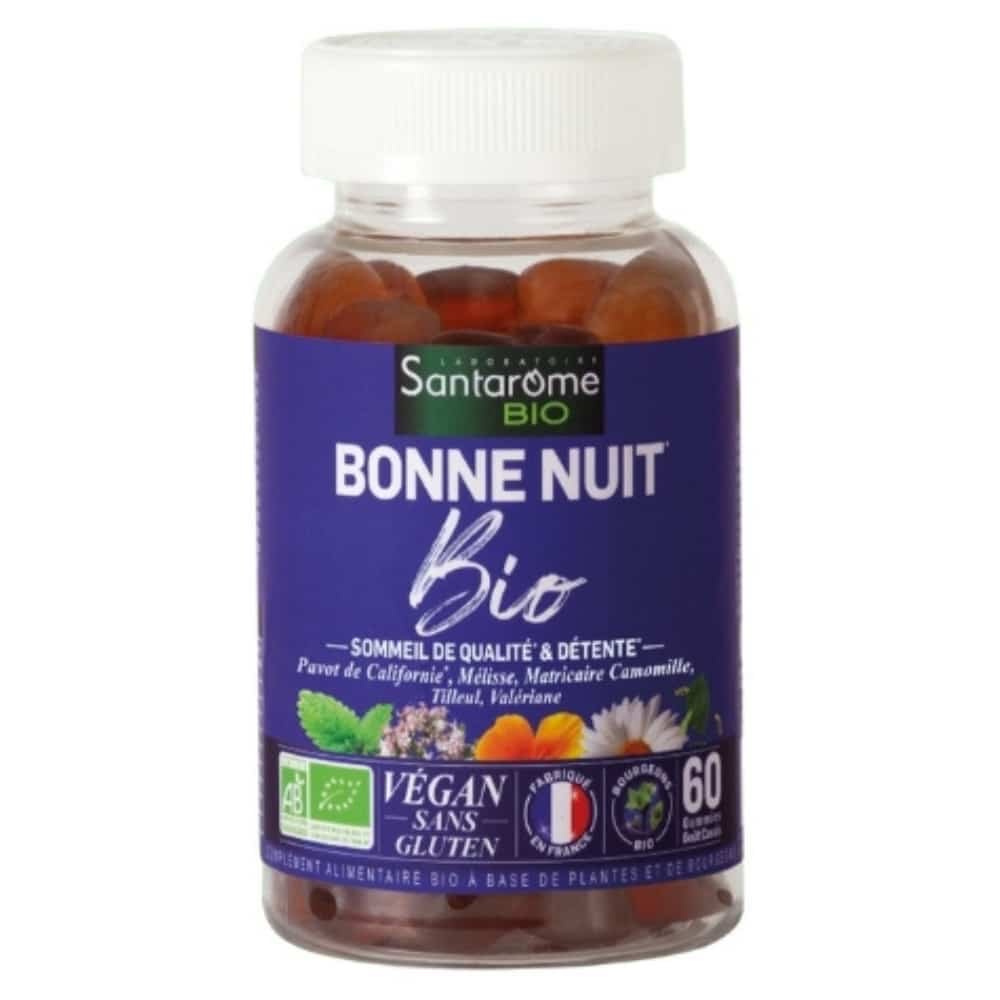SANTARÔME – Bio Bonne Nuit Sommeil De Qualité Et Détente – 60 Gummies