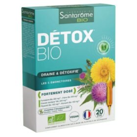 SANTARÔME – Bio Détox Draine Et Détoxifie Ampoules – 20u